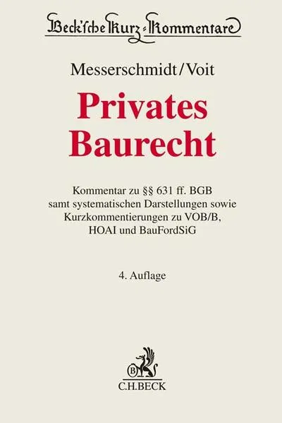 Cover: Privates Baurecht