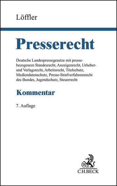 Cover: Presserecht