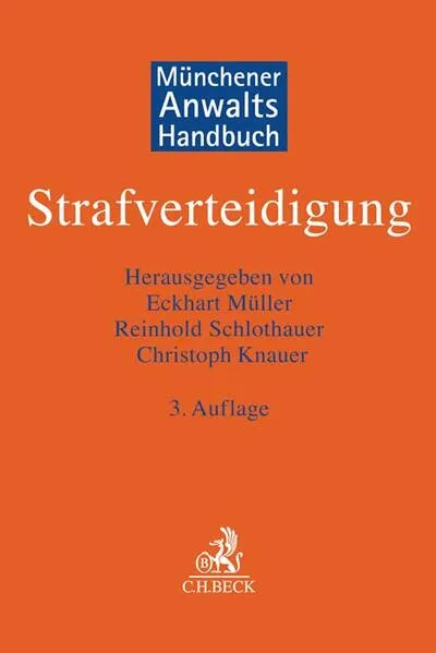 Cover: Münchener Anwaltshandbuch Strafverteidigung