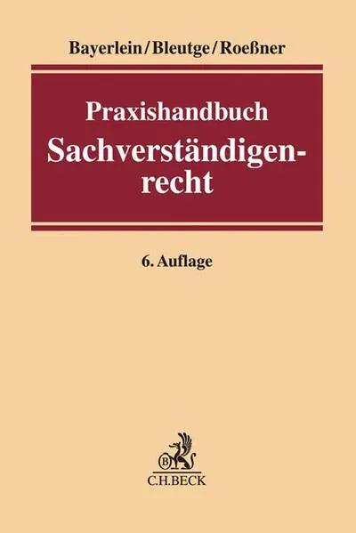 Cover: Praxishandbuch Sachverständigenrecht