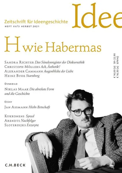 Cover: Zeitschrift für Ideengeschichte Heft XV/3 Herbst 2021