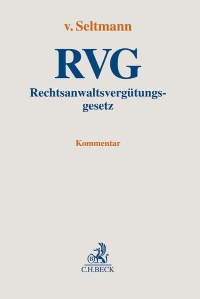 Cover: Rechtsanwaltsvergütungsgesetz