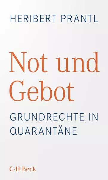 Cover: Not und Gebot