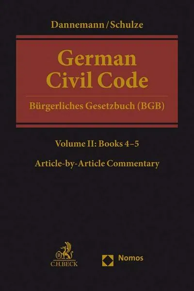 Cover: German Civil Code Volume II