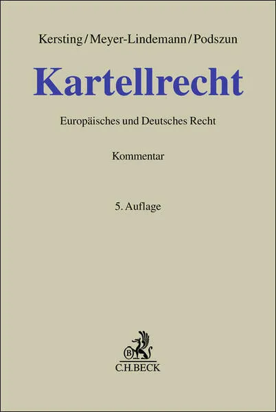 Cover: Kartellrecht