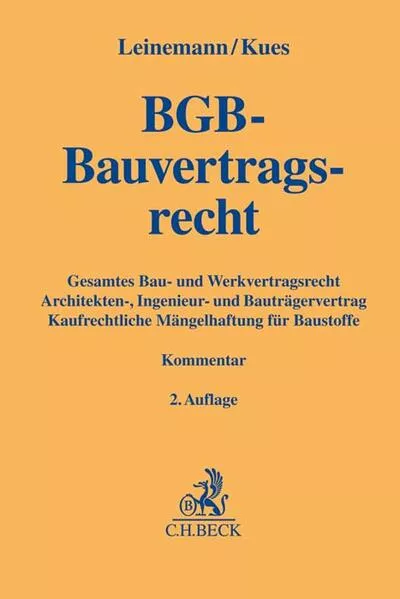 Cover: BGB-Bauvertragsrecht