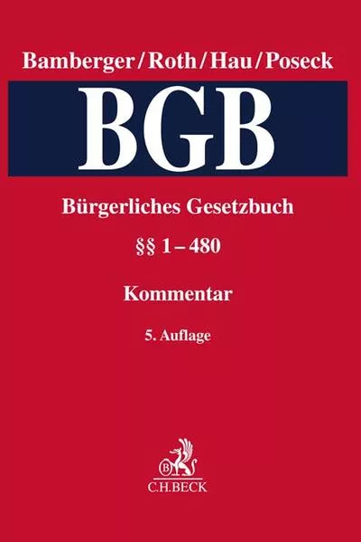Cover: Bürgerliches Gesetzbuch Band 1: §§ 1-480