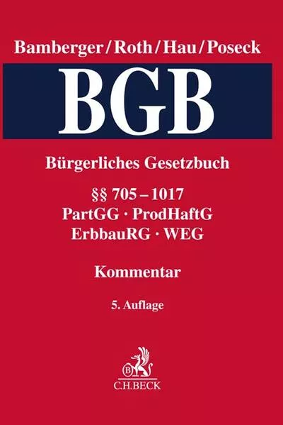 Cover: Bürgerliches Gesetzbuch Band 3: §§ 705-1017, PartGG, ProdHaftG, ErbbauRG, WEG
