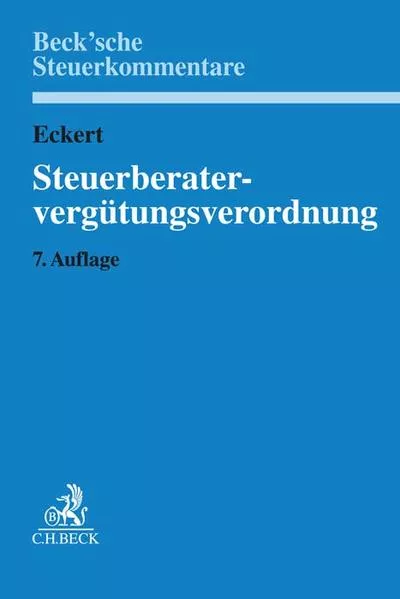 Cover: Steuerberatervergütungsverordnung