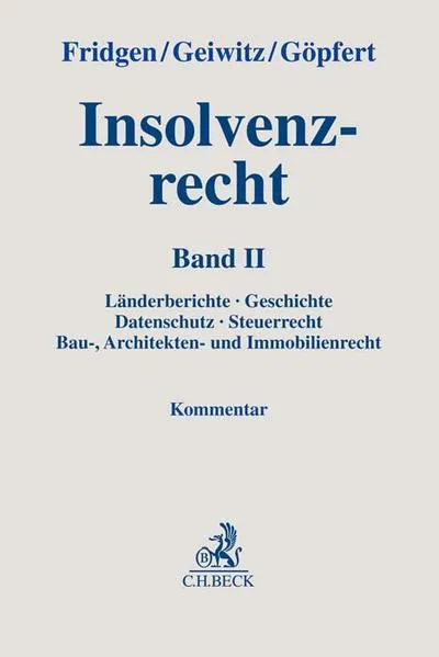 Cover: Insolvenzrecht