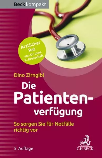 Cover: Die Patientenverfügung