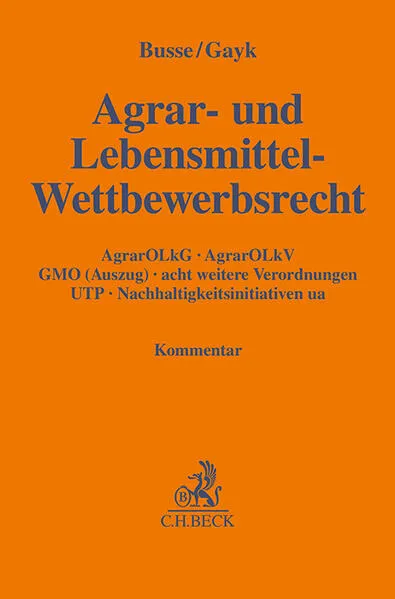 Agrar- und Lebensmittel-Wettbewerbsrecht