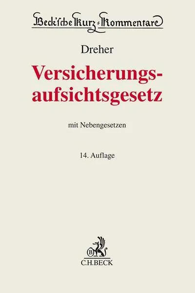 Cover: Versicherungsaufsichtsgesetz