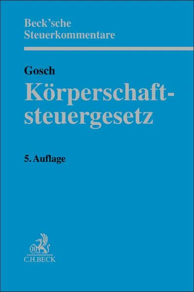 Cover: Körperschaftsteuergesetz. KStG