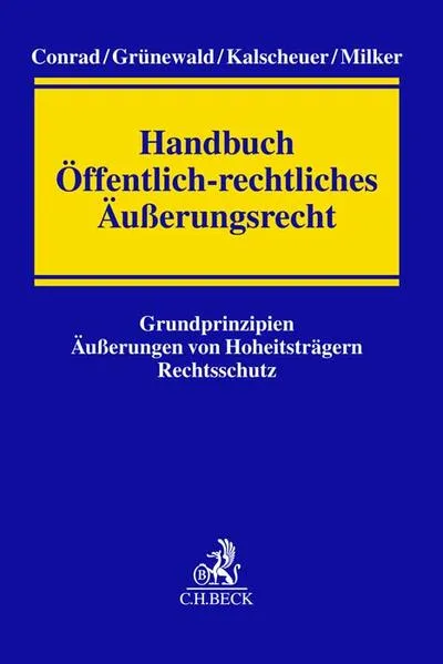 Cover: Handbuch Öffentlich-rechtliches Äußerungsrecht