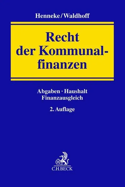 Cover: Recht der Kommunalfinanzen