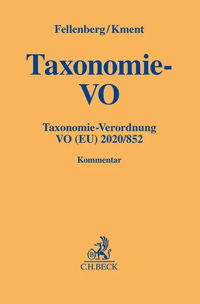 Cover: Taxonomie-Verordnung