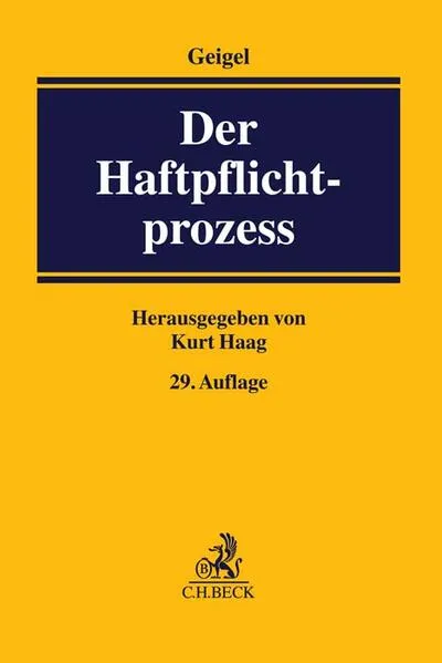 Cover: Der Haftpflichtprozess