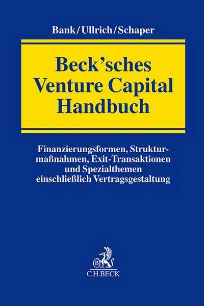 Cover: Beck’sches Venture Capital Handbuch