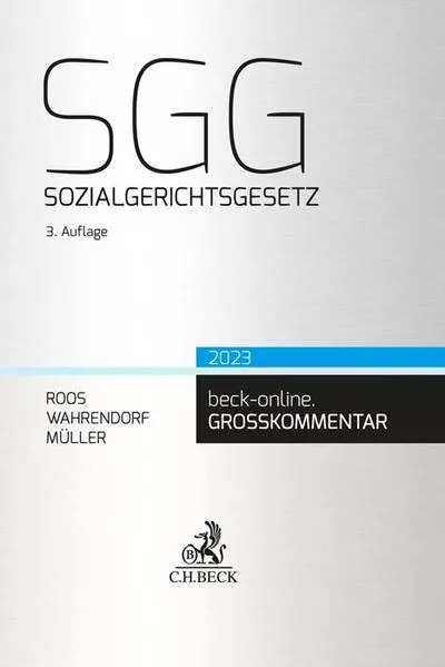 Cover: Sozialgerichtsgesetz