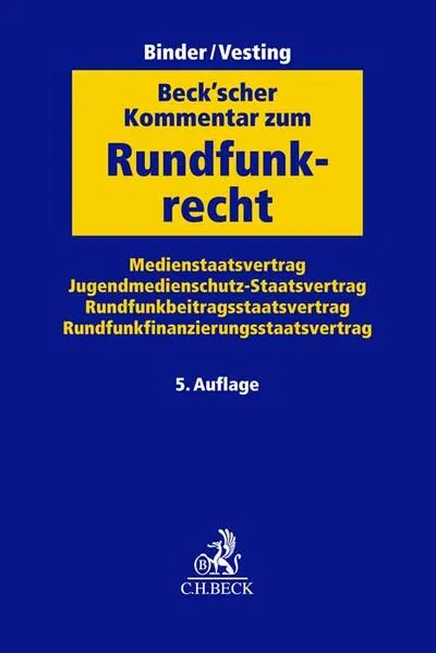 Cover: Beck'scher Kommentar zum Rundfunkrecht