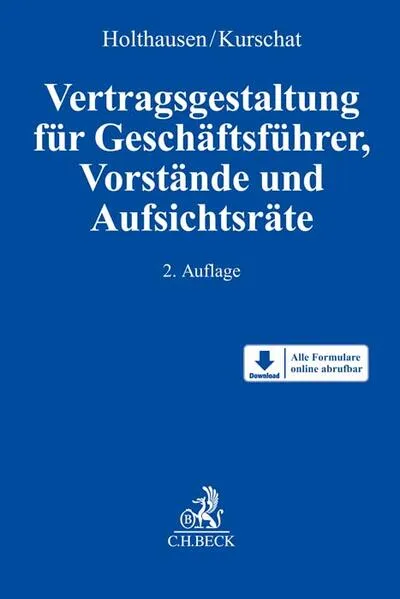 Cover: Vertragsgestaltung für Geschäftsführer, Vorstände und Aufsichtsräte