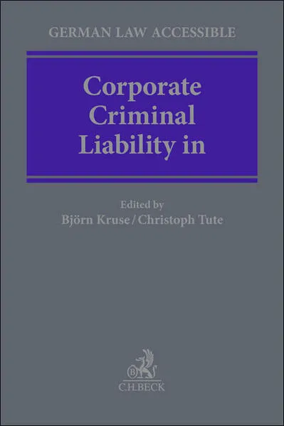 Cover: Corporate Criminal Liability in Germany