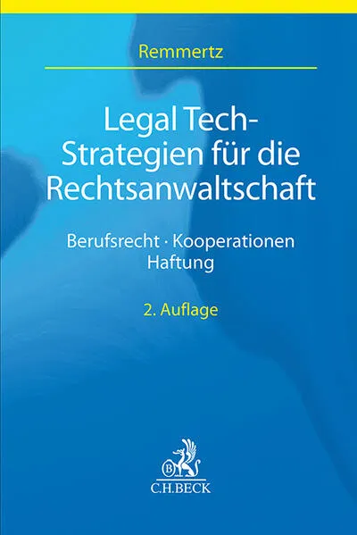 Cover: Legal Tech-Strategien für die Rechtsanwaltschaft