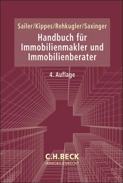 Cover: Handbuch für Immobilienmakler und Immobilienberater