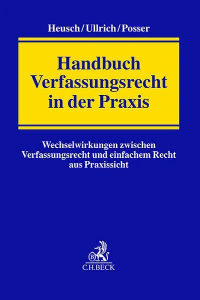 Cover: Handbuch Verfassungsrecht in der Praxis