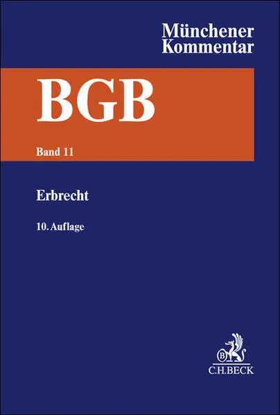 Cover: Münchener Kommentar zum Bürgerlichen Gesetzbuch Bd. 11: Erbrecht, §§ 1922-2385, §§ 27-35 BeurkG