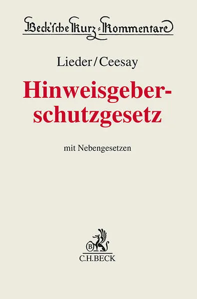 Cover: Hinweisgeberschutzgesetz
