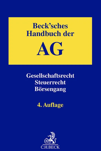 Cover: Beck'sches Handbuch der AG