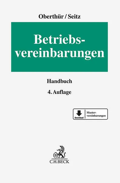 Cover: Betriebsvereinbarungen