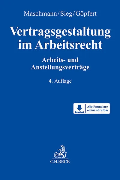 Cover: Vertragsgestaltung im Arbeitsrecht