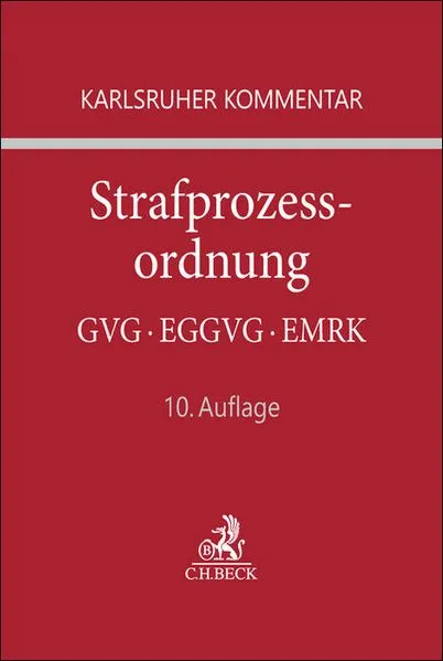 Cover: Karlsruher Kommentar zur Strafprozessordnung. StPO