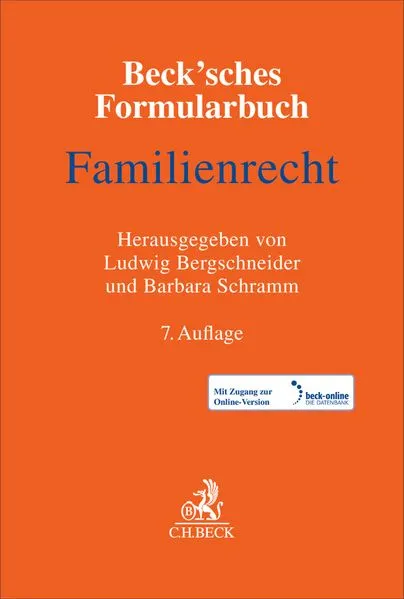 Cover: Beck'sches Formularbuch Familienrecht