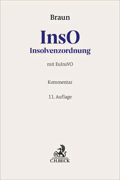 Cover: Insolvenzordnung (InsO)