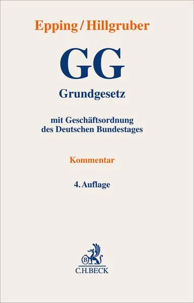 Cover: Grundgesetz. GG