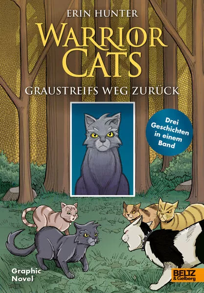 Cover: Warrior Cats - Graustreifs Weg zurück
