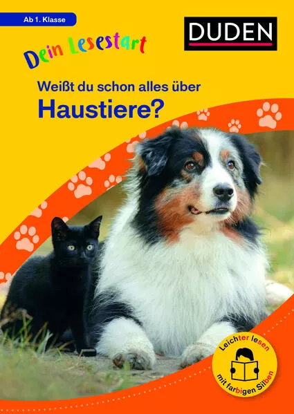 Cover: Dein Lesestart: Weißt du schon alles über Haustiere? Ab 1. Klasse