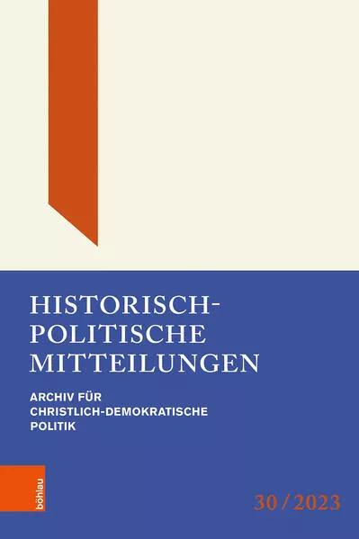 Cover: Historisch-Politische Mitteilungen