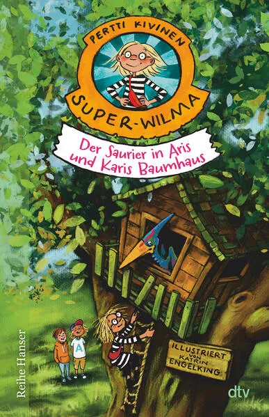 Cover: Super-Wilma – Der Saurier in Aris und Karis Baumhaus