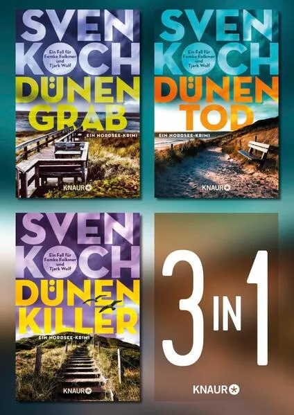 Dünengrab, Dünentod & Dünenkiller (Band 1-3). Ein Nordsee-Krimi-Bundle