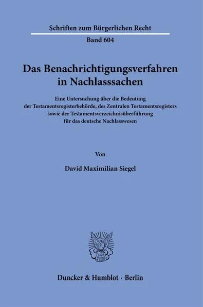 Das Benachrichtigungsverfahren in Nachlasssachen