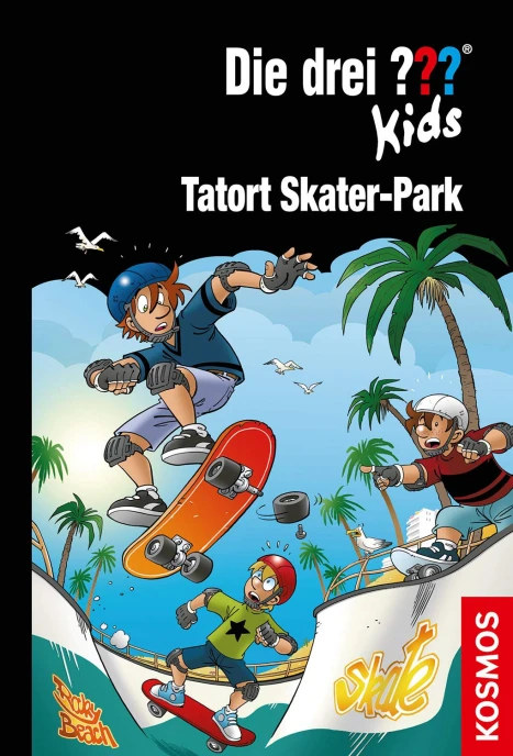 Cover: Die drei ??? Kids, 84, Tatort Skater-Park