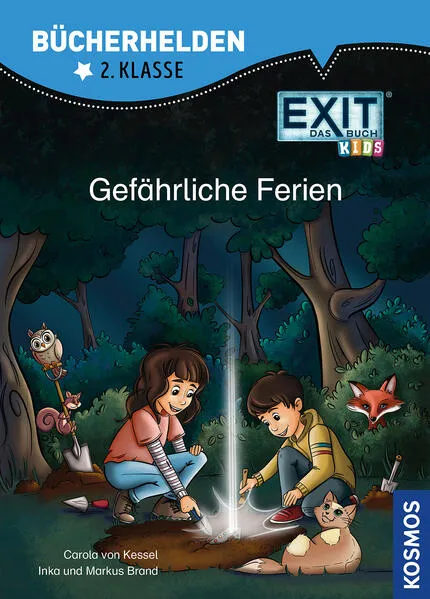 Cover: EXIT® - Das Buch Kids, Bücherhelden 2. Klasse, Gefährliche Ferien