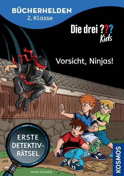 Cover: Die drei ??? Kids, Bücherhelden 2. Klasse, Vorsicht, Ninjas!