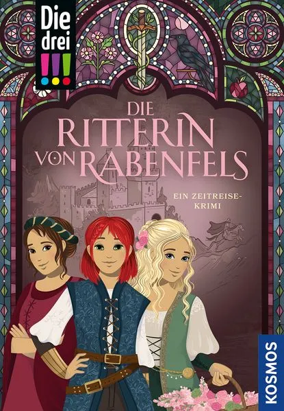 Cover: Die drei !!!, Die Ritterin von Rabenfels
