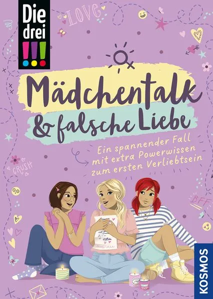 Cover: Die drei !!!, Mädchentalk & falsche Liebe